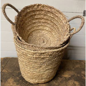Last small berber round baskets in sale