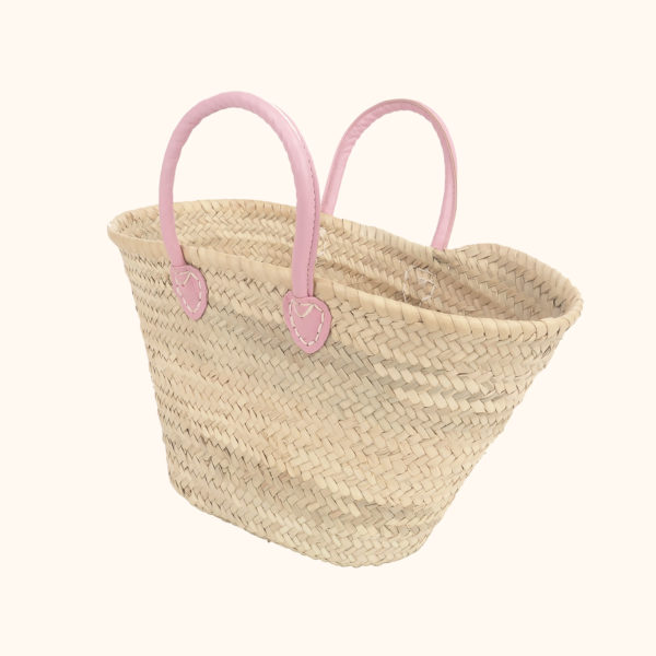 Short Pink Handle Basket cut out photo