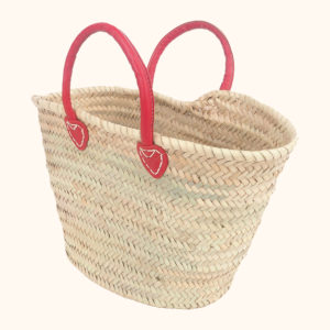 Short Red Handle Basket cut out photo