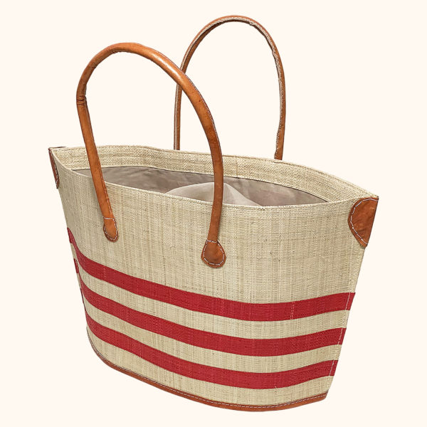 Small Bato Marine Basket with red stripes cut out photo