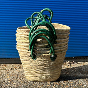 Little Green Handle Baskets in the Sale