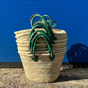 Little Green Handle Baskets in the Sale