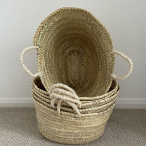 Seconds - little rope handle baskets in the Sale