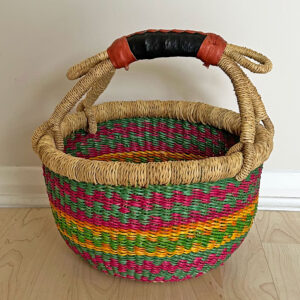 On sale a small round bolga basket