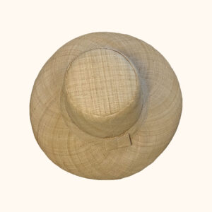 Amelie raffia sun hat in natural - cut out photo