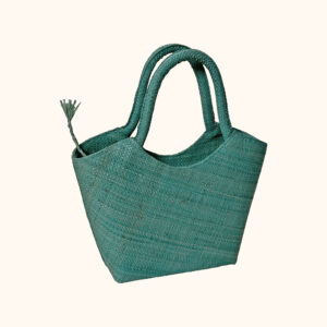 Lillie Handbag in mint cut out photo