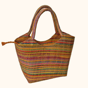 Lillie Handbag in multicolour yellow cut out photo